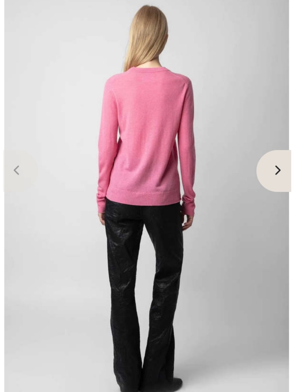 New Zadig & Voltaire Miss Graphic Cashmere Sweater - Picture 6 of 14